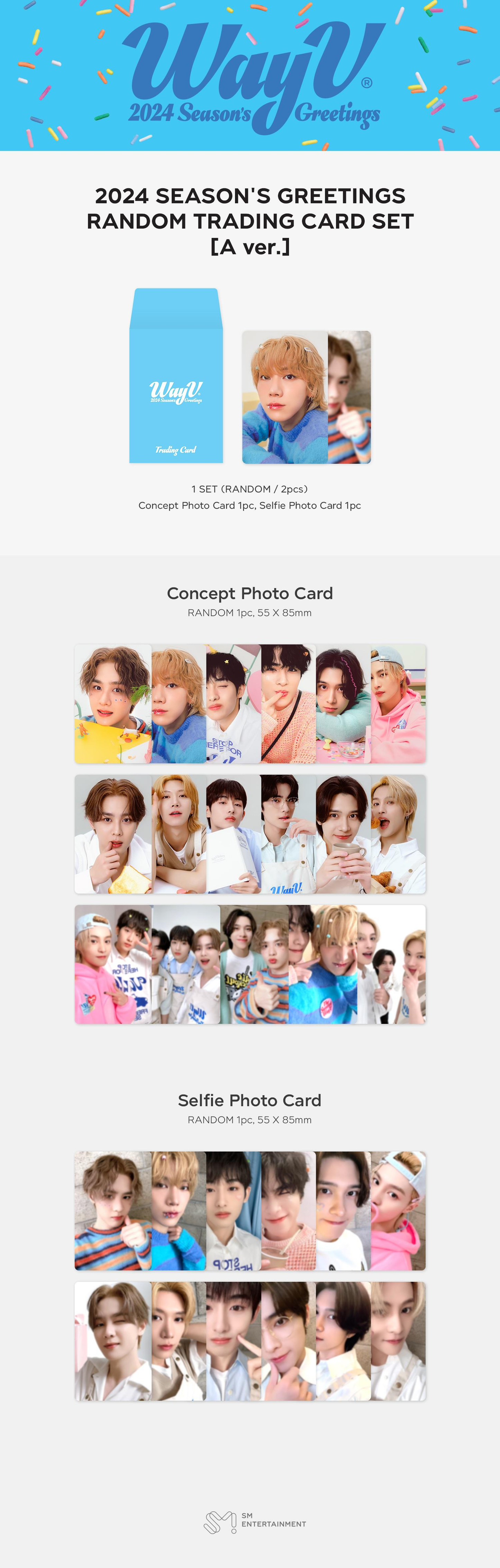 WayV - 2024 SEASON'S GREETINGS RANDOM TRADING CARD (A Ver.)