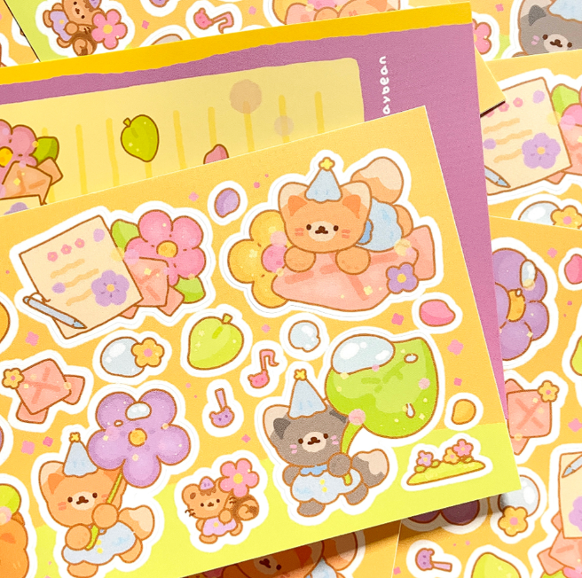 __maybean | Petals Moisture Sticker Sheet