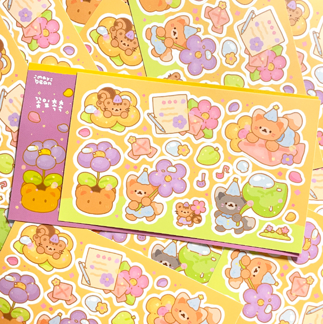 __maybean | Petals Moisture Sticker Sheet