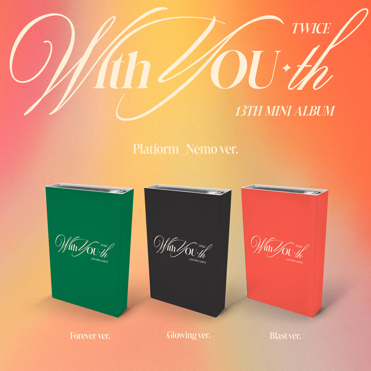 TWICE 13th Mini Album [With YOU-th] Nemo Ver. SET [JYP SHOP POB]