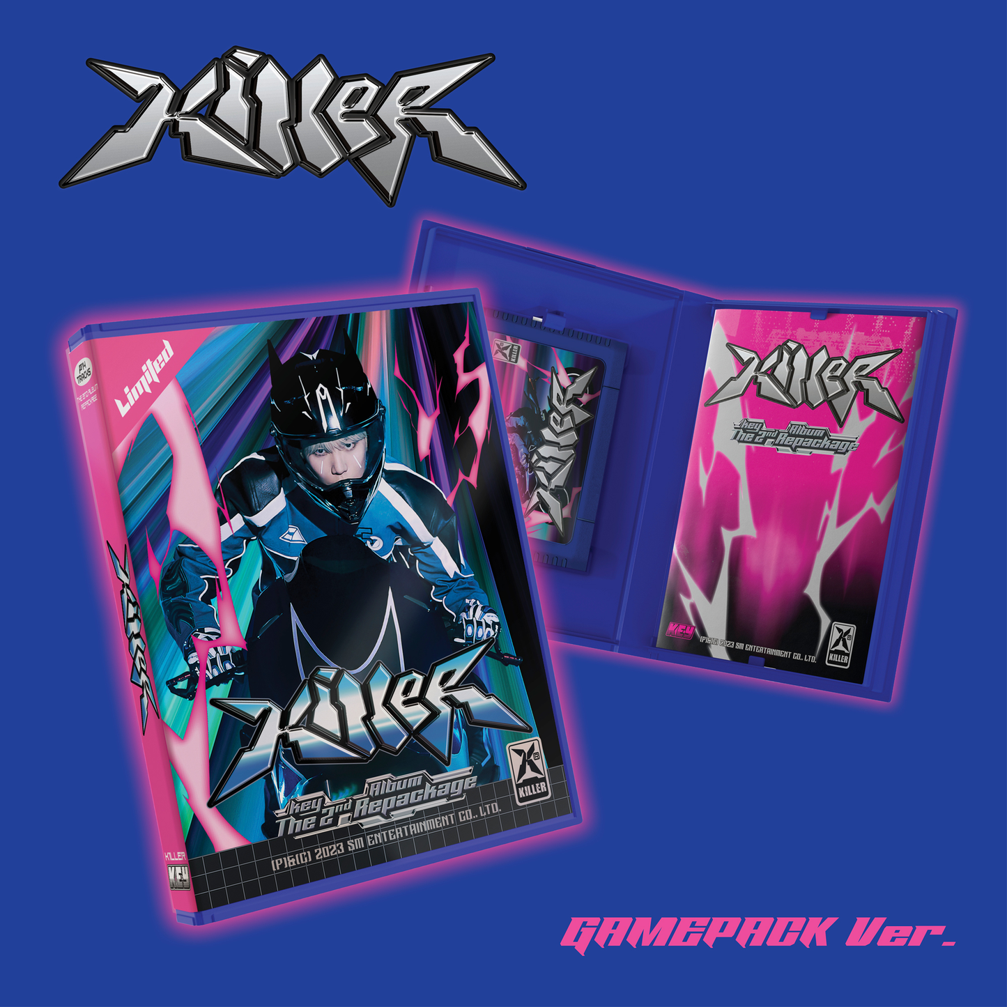 KEY (SHINee) 2nd Album Repackage [Killer] (GAMEPACK Ver.) / First Press Limited