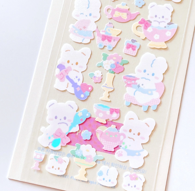 Tea Time Babies Deco Sticker