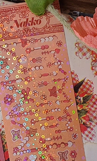 Sparkling Beads Deco Sticker