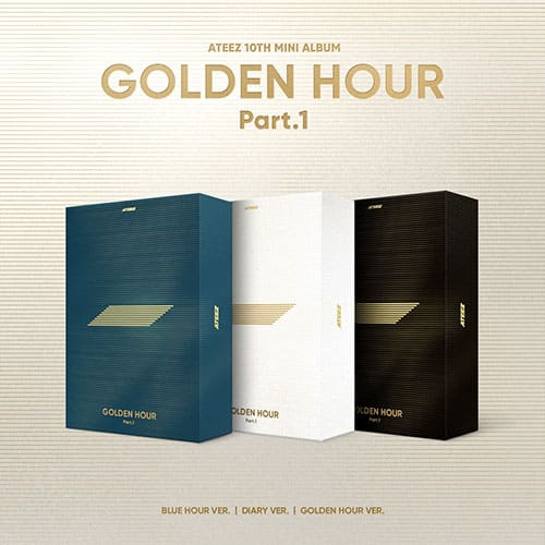 (Soundwave Lucky Draw 1.0) ATEEZ - 10TH MINI ALBUM [GOLDEN HOUR : Part.1] (Random Ver.)