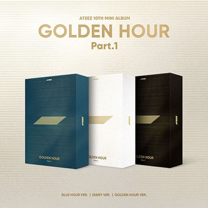 (hellolive) ATEEZ - 10TH MINI ALBUM [GOLDEN HOUR : Part.1] (Random Ver.)