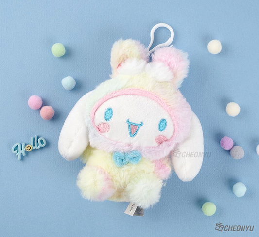 Cinnamoroll Sanrio Friends Cotton Candy Doll Keyring