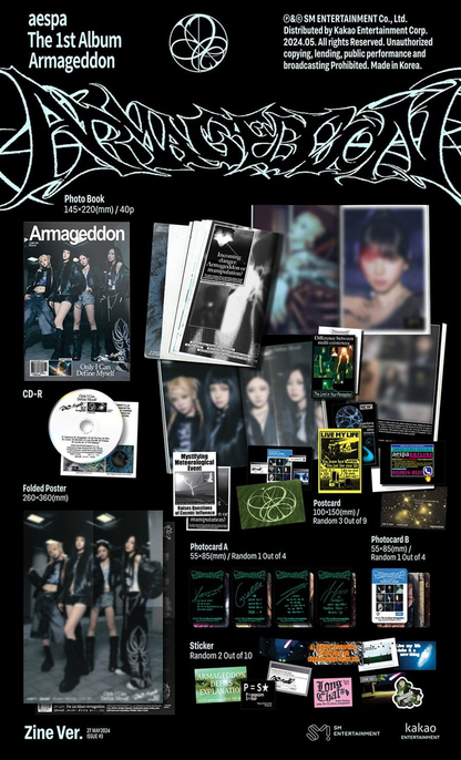 aespa The 1st Album [Armageddon] (Zine Ver.)