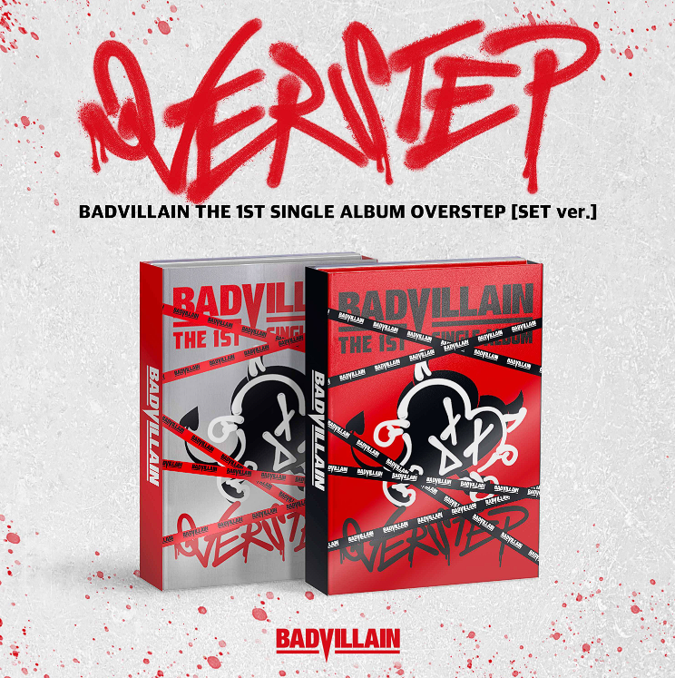 BADVILLAIN 1st Single [OVERSTEP] (STEP Ver. / OVER Ver.)