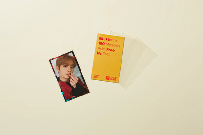 Clear Premium Photocard Sleeves, 58 x 98mm