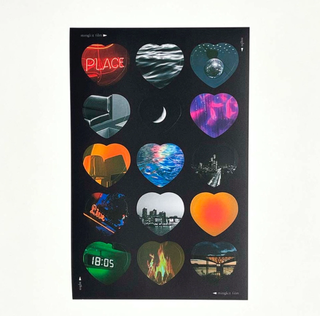 Heart Photo Sticker Sheet