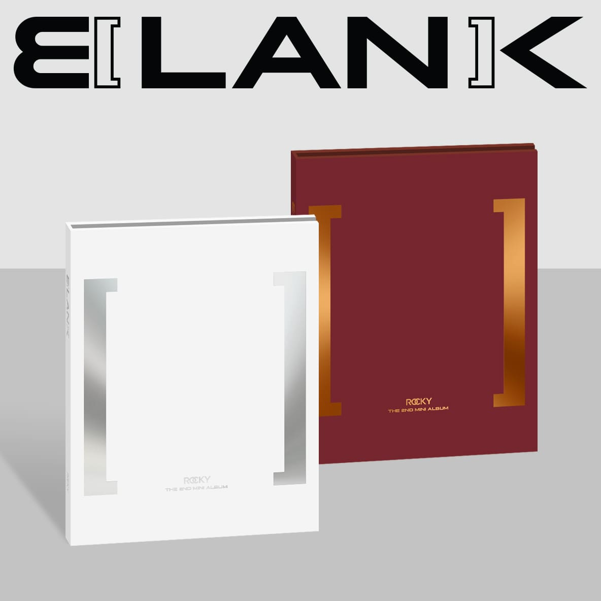 ROCKY 2nd Mini Album [BLANK] (Burgundy Ver. / White Ver.)