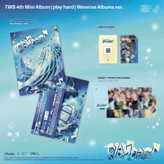 TWS  4th Mini Album [play hard] Weverse Albums Ver.