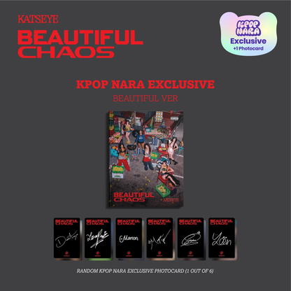 KATSEYE 2nd EP Album [BEAUTIFUL CHAOS] (BEAUTIFUL VER.) (KPOP NARA Exclusive)