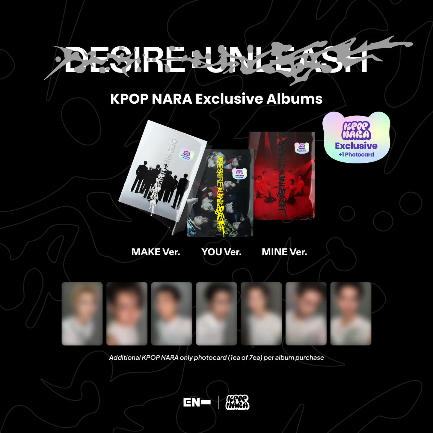 ENHYPEN 6th Mini Album [DESIRE : UNLEASH] (KPOP NARA Exclusive)