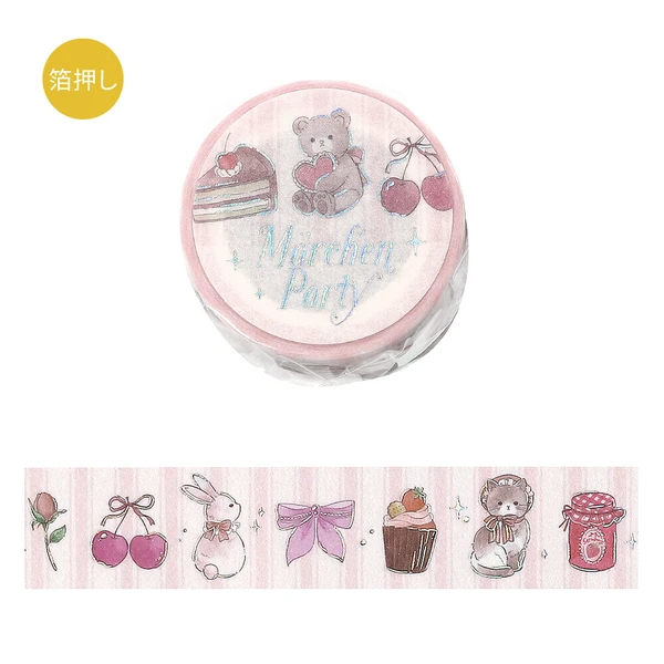 Marchen Party Strawberry Washi Tape
