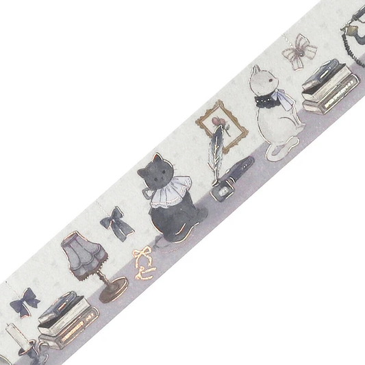 Marchen Party Silver & Gray Washi Tape