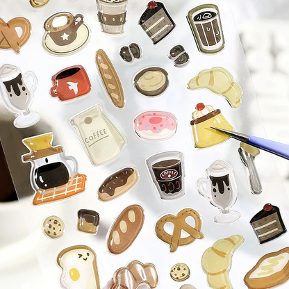 Candy Seal Coffee Break Sticker Sheet