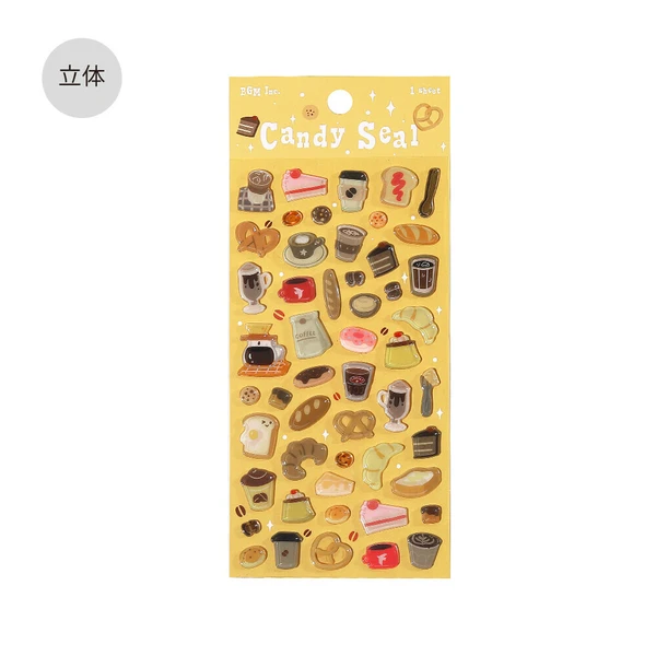 Candy Seal Coffee Break Sticker Sheet