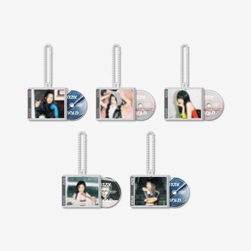 ITZY GOLD POP-UP MINI CD KEYRING