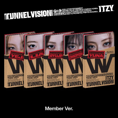 ITZY 11th Mini Album [TUNNEL VISION] (Member Ver.)