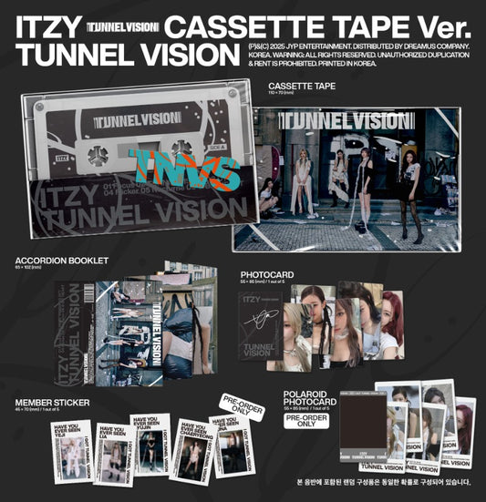 ITZY 11th Mini Album [TUNNEL VISION] (Cassette Tape Ver.)