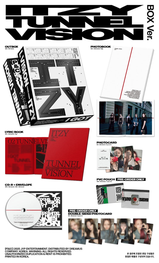 ITZY 11th Mini Album [TUNNEL VISION] (Box Ver.)