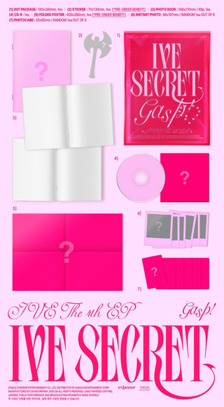 IVE 4th EP Album [IVE SECRET] (Photobook Ver.)