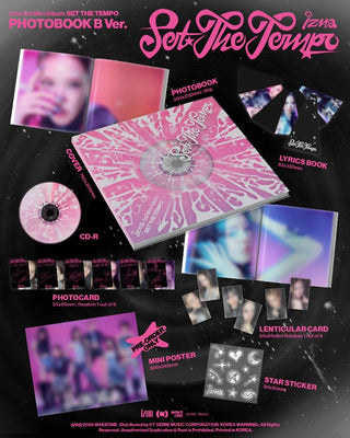 [PRE-ORDER] izna 3rd Mini Album [SET THE TEMPO] (PHOTOBOOK Ver.)