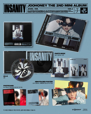 JOOHONEY (MONSTA X) 2nd Mini Album [光 (INSANITY)] (JEWEL VER.)