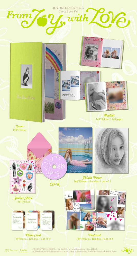 JOY (Red Velvet) 1st Mini Album [From JOY, with Love] (Photobook Ver.)