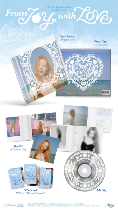 JOY (Red Velvet) 1st Mini Album [From JOY, with Love] (Jewel Case Ver.)
