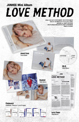[PRE-ORDER] JUNHEE 2nd Mini Album [LOVE METHOD]