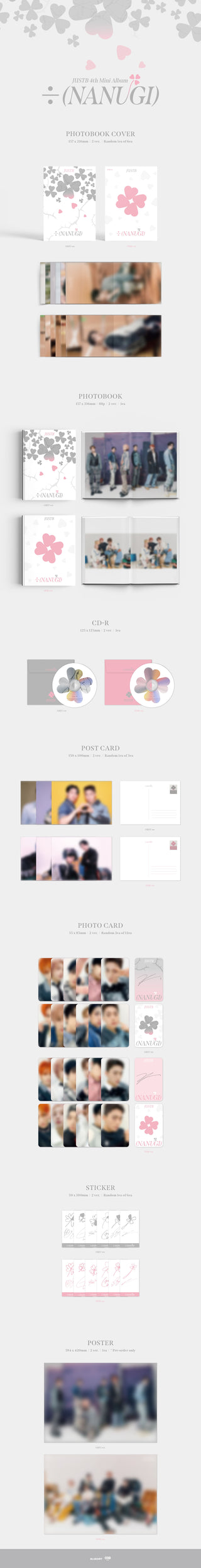 JUST B 4th Mini Album [÷ (NANUGI)]