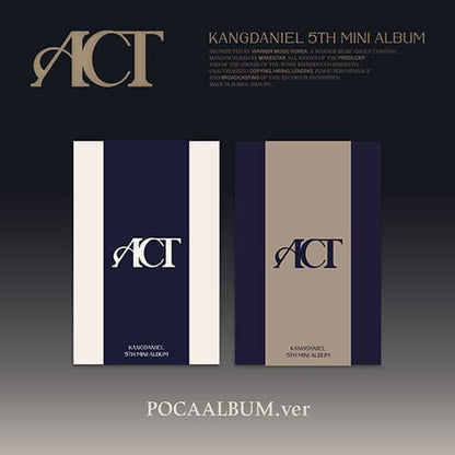 KANG DANIEL 5th Mini Album [ACT] (POCAALBUM ver.)