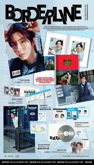 KIHYUN (MONSTA X) EP [BORDERLINE] (The 3rd JOURNEY Ver.)
