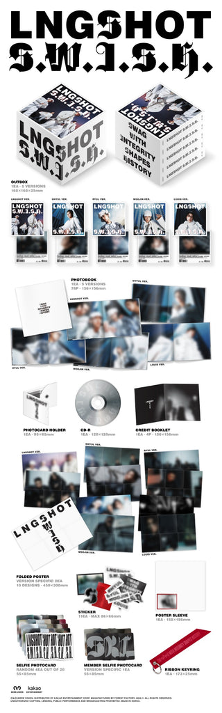 [PRE-ORDER] LNGSHOT EP [S.W.I.S.H.] (Standard Ver.)