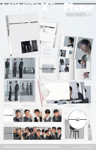 [PRE-ORDER] MONSTA X EP Album [The Phase] (REFINED Ver. / HYPER Ver. / PHASE Ver.)