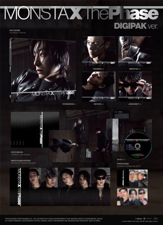 [PRE-ORDER] MONSTA X EP Album [The Phase] (DIGIPACK Ver.)
