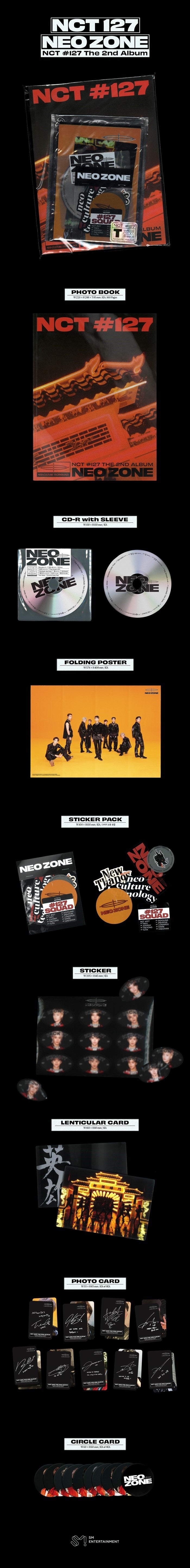 NCT 127 2nd Album [NCT #127 Neo Zone] (T Ver.) - SAFE PULL [UNSEALED]