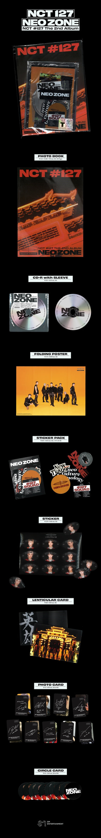 NCT 127 2nd Album [NCT #127 Neo Zone] (T Ver.) - SAFE PULL [UNSEALED]