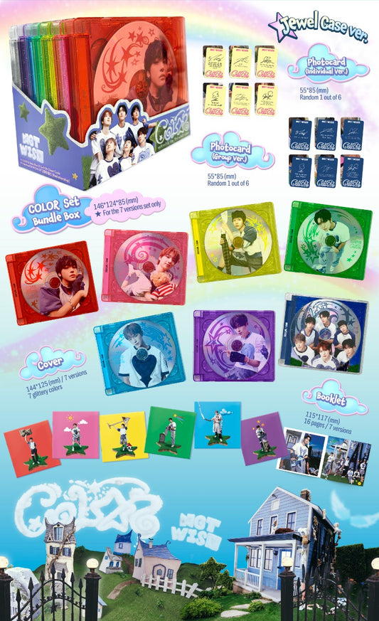 NCT WISH 3rd Mini Album [COLOR] (Jewel Case Ver.)