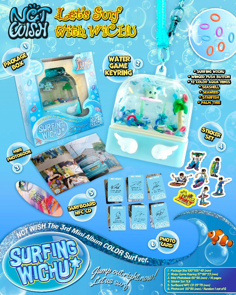 NCT WISH 3rd Mini Ablum [COLOR] (Surf Ver.)