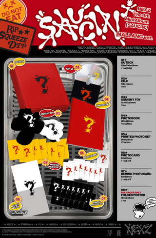 [PRE-ORDER] NEXZ 4th Mini Album [SAUCIN’] (MALLANG ver.)