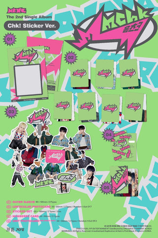 NEXZ 2nd Single Album [Mmchk] (Umm...Sticker Ver. / Chk! Sticker Ver.)