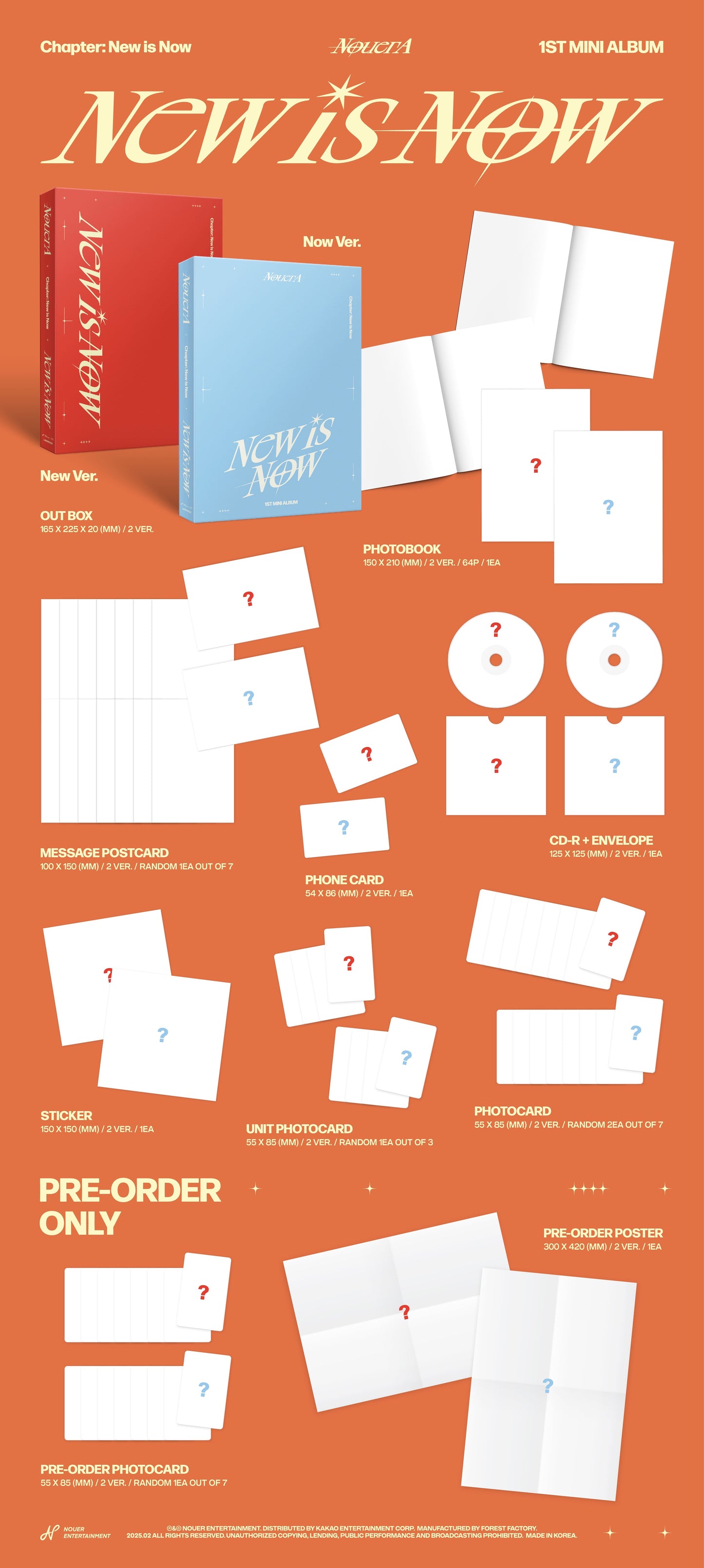 NouerA 1st Mini Album [Chapter : New is Now]