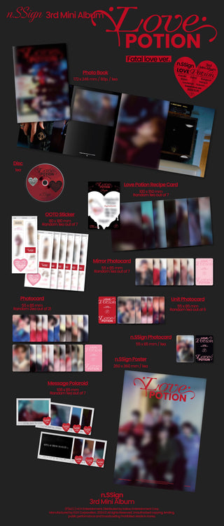 n.SSign 3rd Mini Album ['Love Potion']
