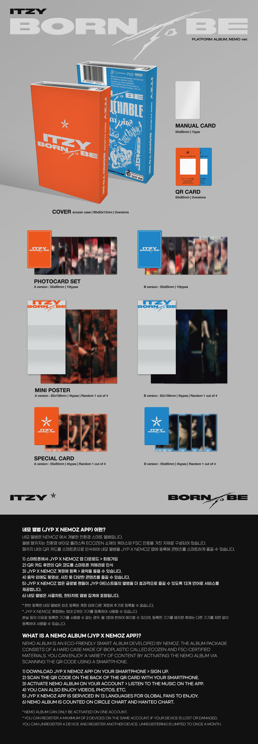 ITZY 2nd Full Album [BORN TO BE] (NEMO Ver.)
