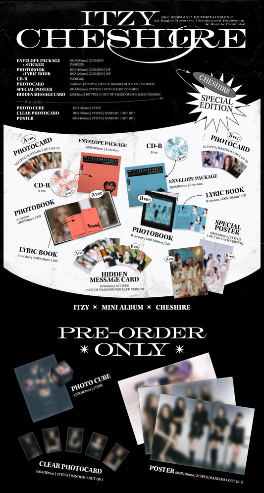 ITZY 6th Mini Album [CHESHIRE] (SPECIAL EDITION)