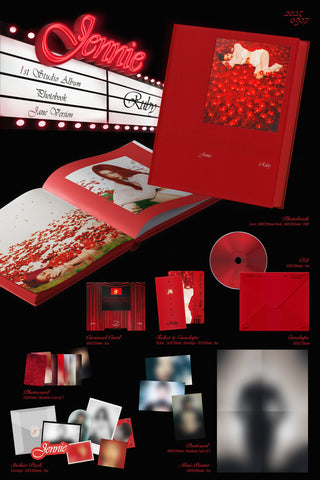 JENNIE (BLACKPINK) The 1st Studio Album [Ruby] (Zen Ver. / Jane Ver.)