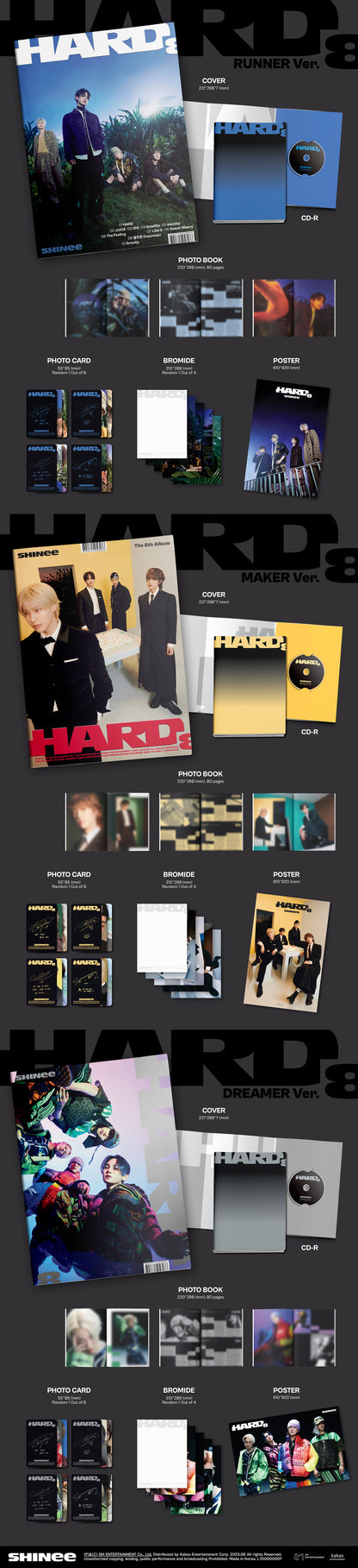 SHINee 8th Album [HARD] (Photobook Ver.)